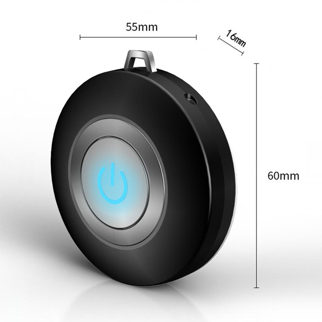 Wearable Air Purifier, Personal Necklace Air Freshener, Portable Ionizer Smoke  Remover USB Rechargeable for Adults Kids