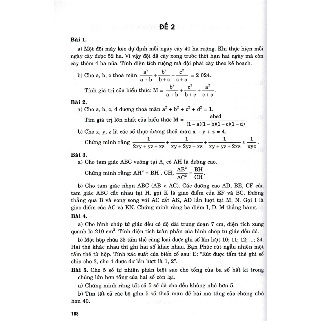Định Hướng Và Phát Triển Tư Duy Giải Bài Tập Toán Khó Lớp 8 - Tập 2