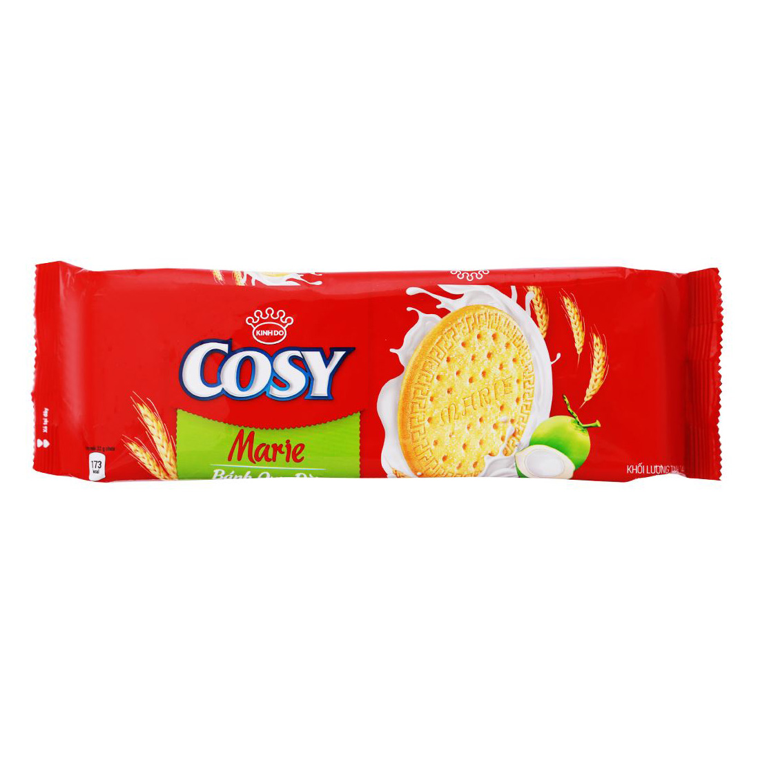 Combo 3 bánh quy dừa COSY Marie, gói 136g