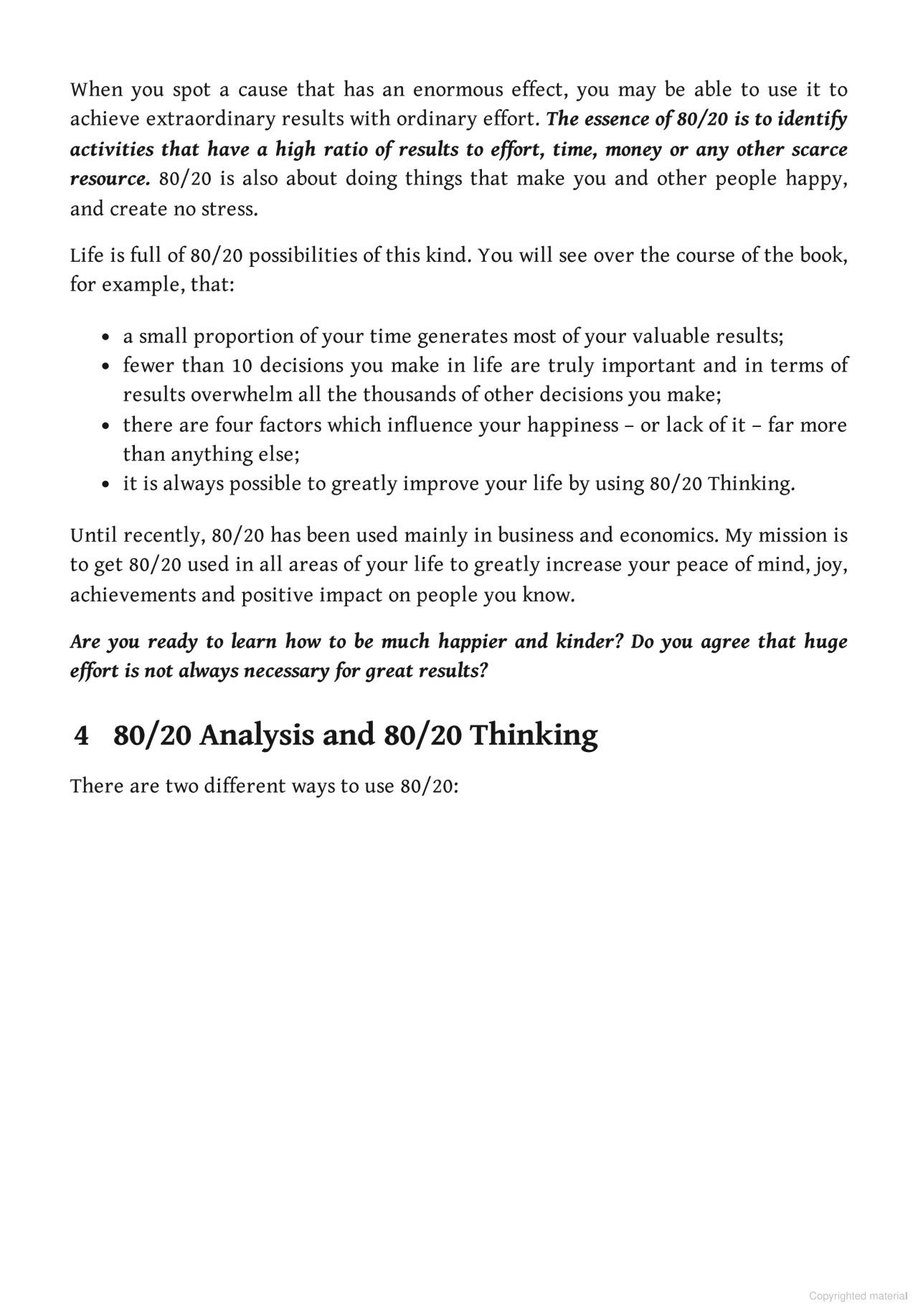 Sách ngoại văn: 80/20 Daily