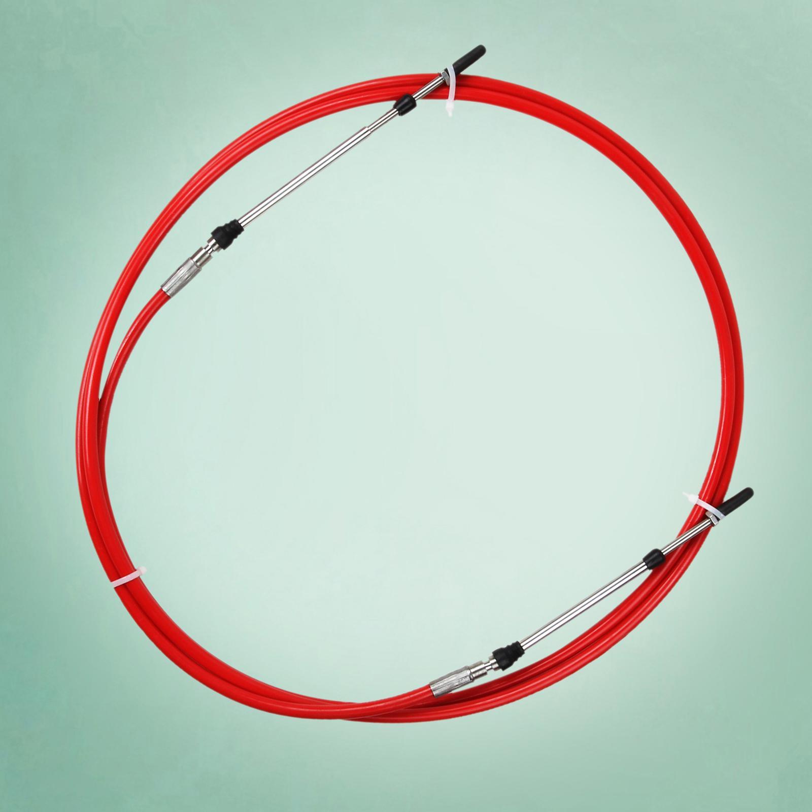 2x 15Ft Boat Marine Throttle Control Cable for Yamaha Outboard