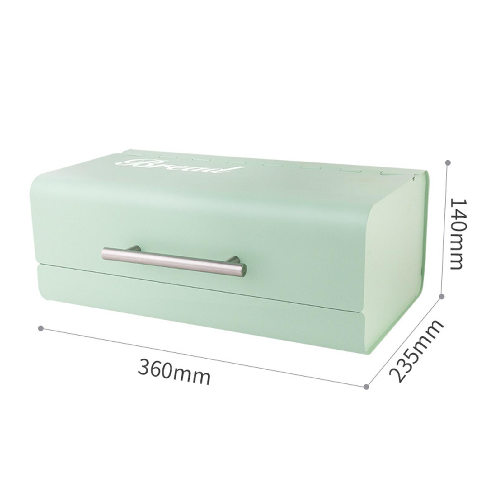 Iron Bread Box Bread Bin Organizer Bread Keeper for Counter Kitchen