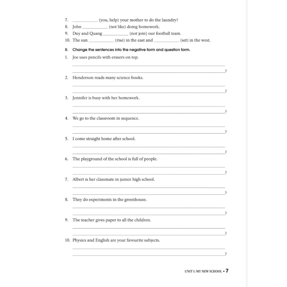 Sách Bài tập Thực hành tiếng Anh 6 (Có đáp án) - Dùng kèm SGK TA 6 GLOBAL SUCCESS