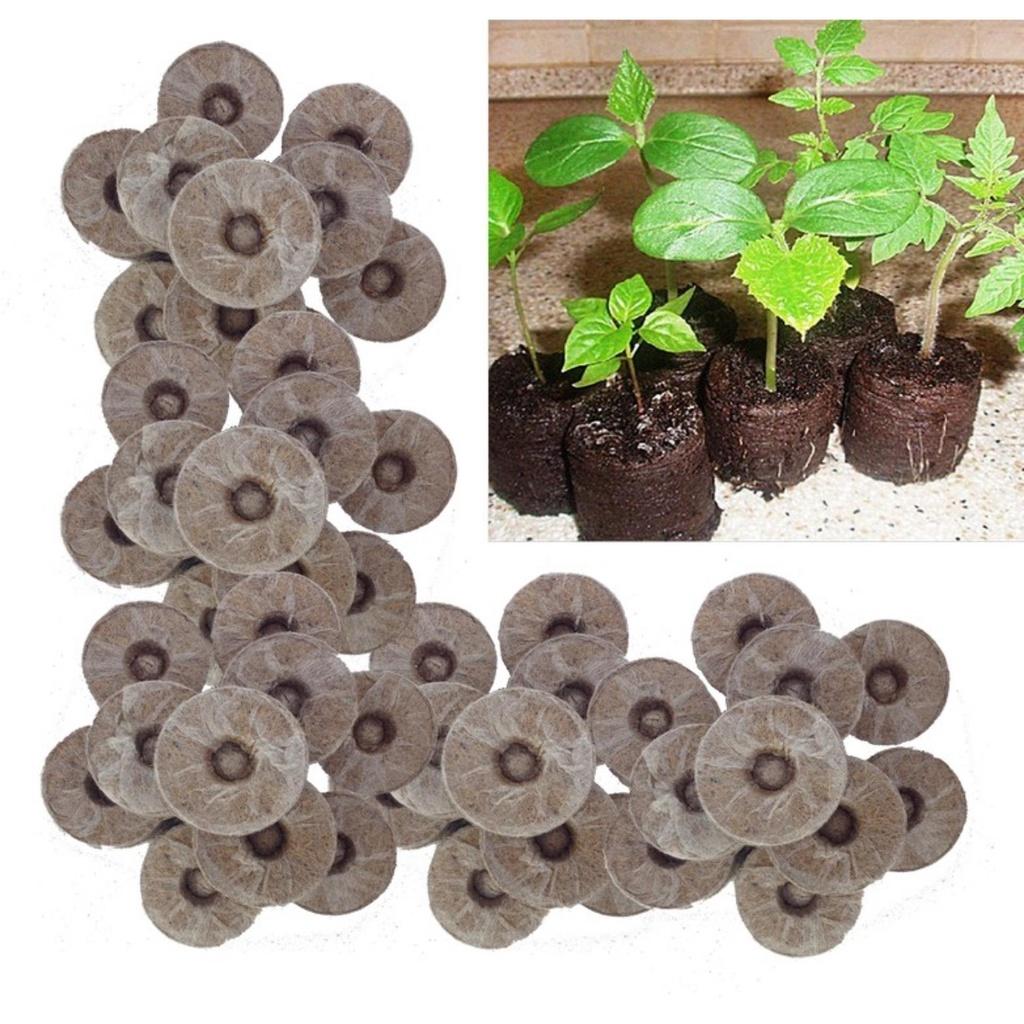 Viên Nén Xơ Dừa Ươm Hạt Giống Tiện Lợi - Shop Phân Bón và Hạt Giống