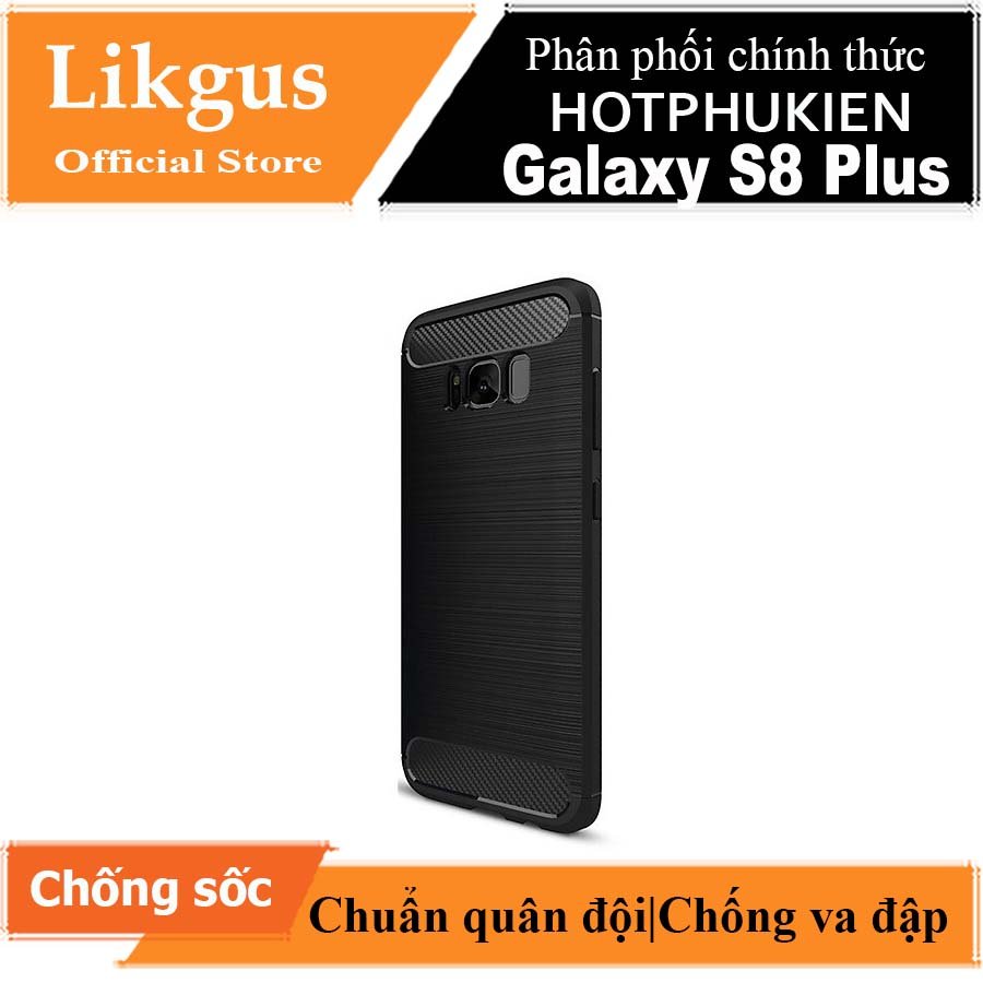 Ốp lưng chống sốc Likgus cho Samsung Galaxy S8 Plus (chuẩn quân đội, chống va đập, chống vân tay) - Hàng chính hãng