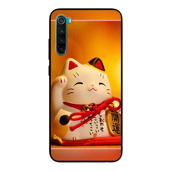 Ốp Lưng in cho Xiaomi Redmi Note 8 Mẫu Mèo May Mắn 10 - Hàng Chính Hãng