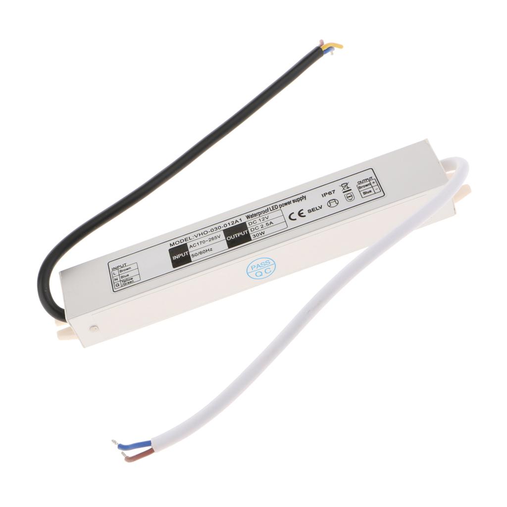 Led Ngoài Trời Máy Biến Áp, 30W Driver 12V DC Đầu Ra, IP67 Cấp Nguồn Đèn Led