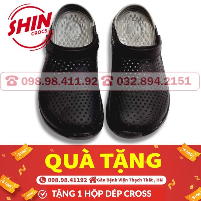 dép cross literide nam nữ Đen nhẹ cao cấp, bền đẹp nhiều màu CROSSLTR