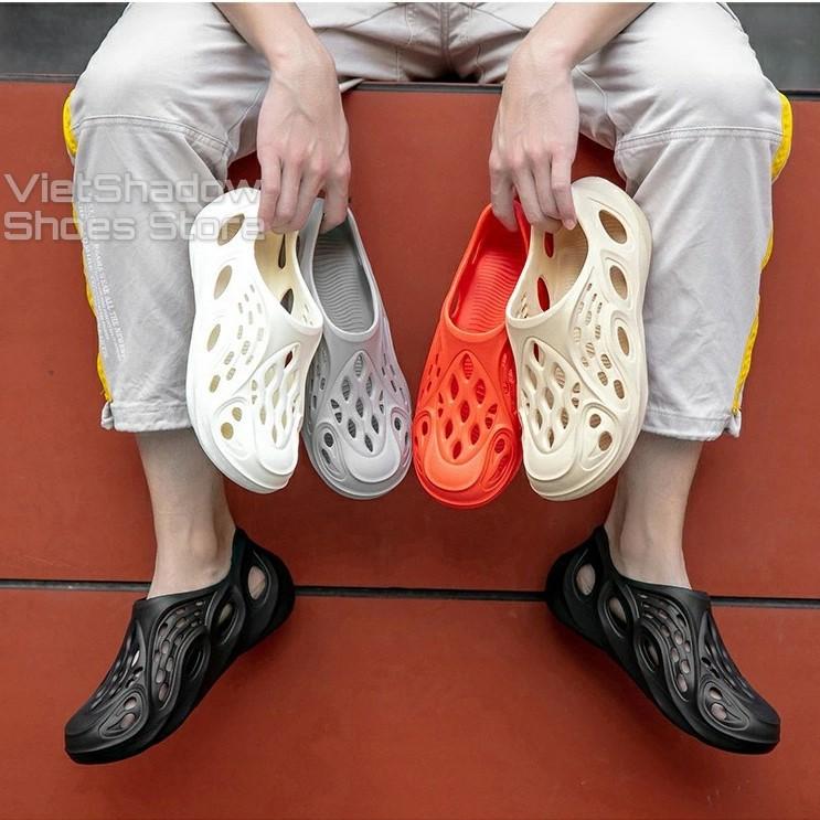 Giày nhựa siêu nhẹ Foam Runner - Chất liệu nhựa EVA với 5 màu trắng, đen, xám, be và da cam - Mã SP M071