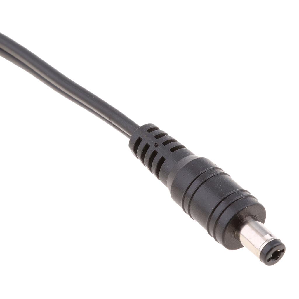 2xDC Power 5.5x2.1mm Male to SAE Plug 18AWG Cable for Automotive Connector