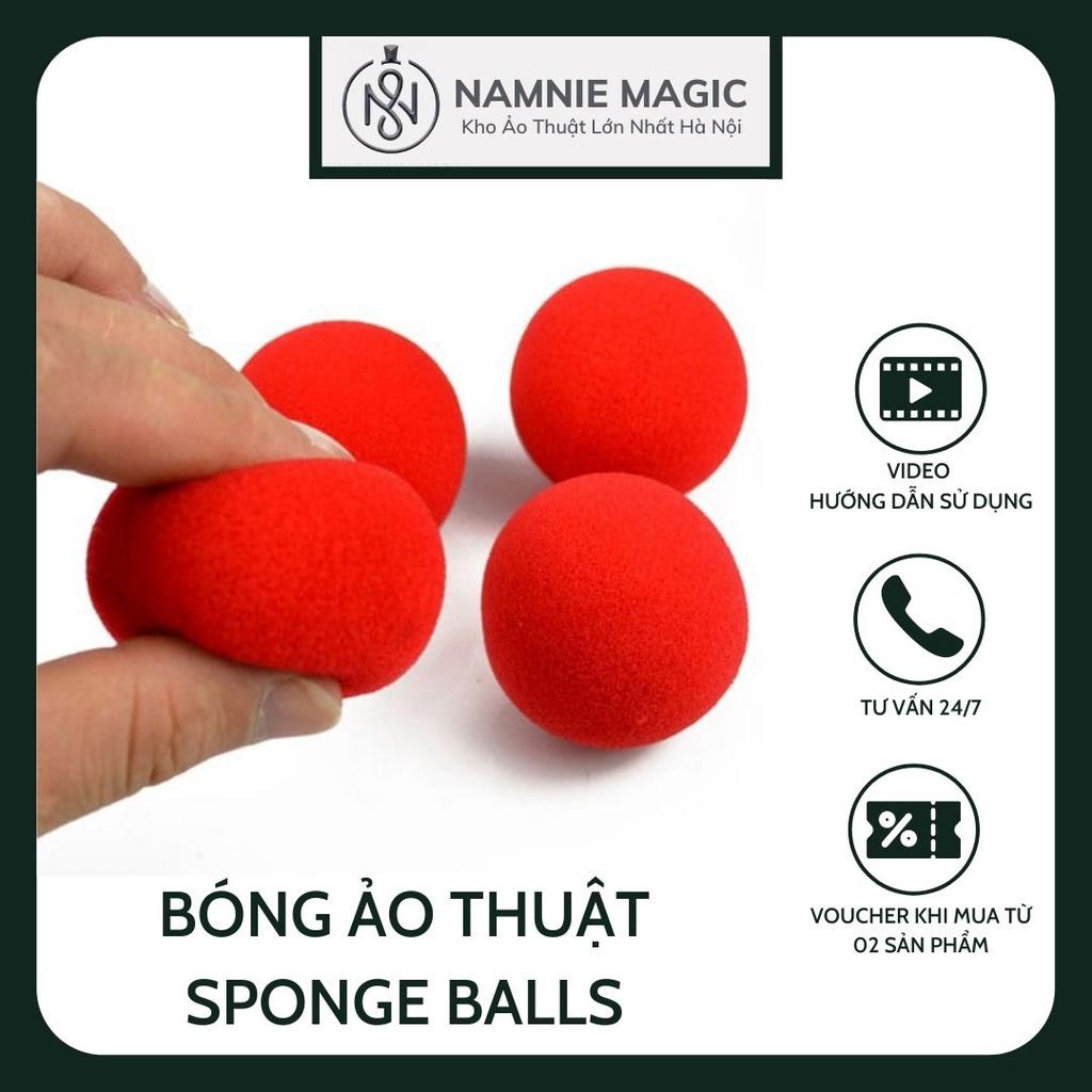 Combo 4 Quả Bóng Ảo Thuật Mút Xốp Đỏ,Sponge Ball, Ảo Thuật Đường Phố, Đồ Chơi Sáng Tạo, Vui Nhộn, Thông Minh Dành Cho Bé