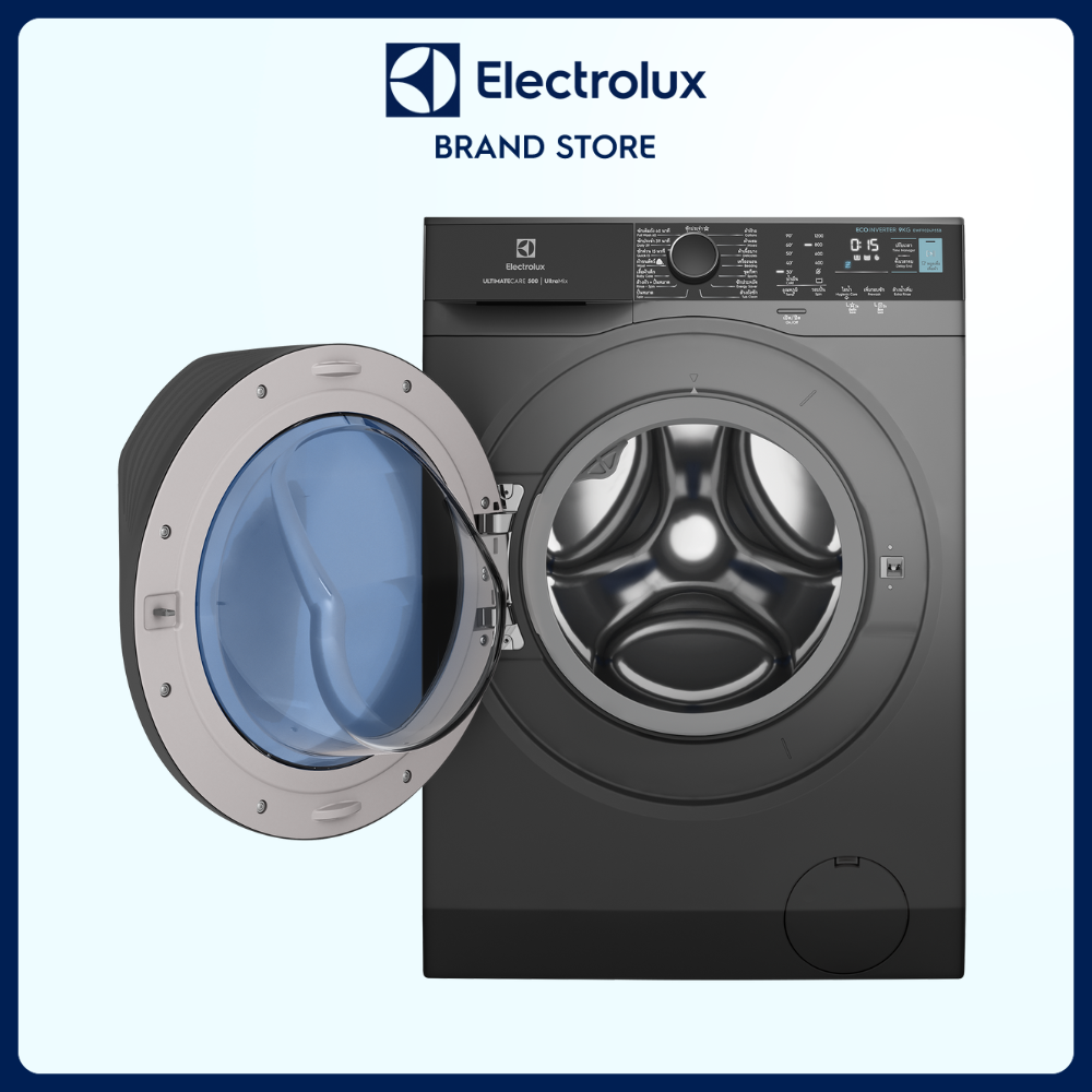 Máy giặt cửa trước Electrolux 9kg UltimateCare 500 - EWF9024P5SB - Giặt hơi nước sạch sâu, không cặn giặt tẩy, diệt vi khuẩn, giảm dị ứng, tiết kiệm điện năng [Hàng chính hãng]