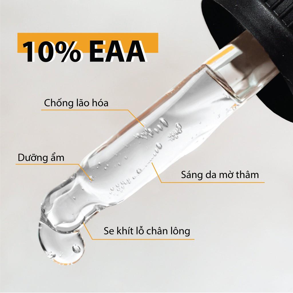 Serum Trắng Da Vitamin C Dưỡng Sáng, Mờ Thâm Bổ Sung HA & Collagen MILAGANICS 10ml