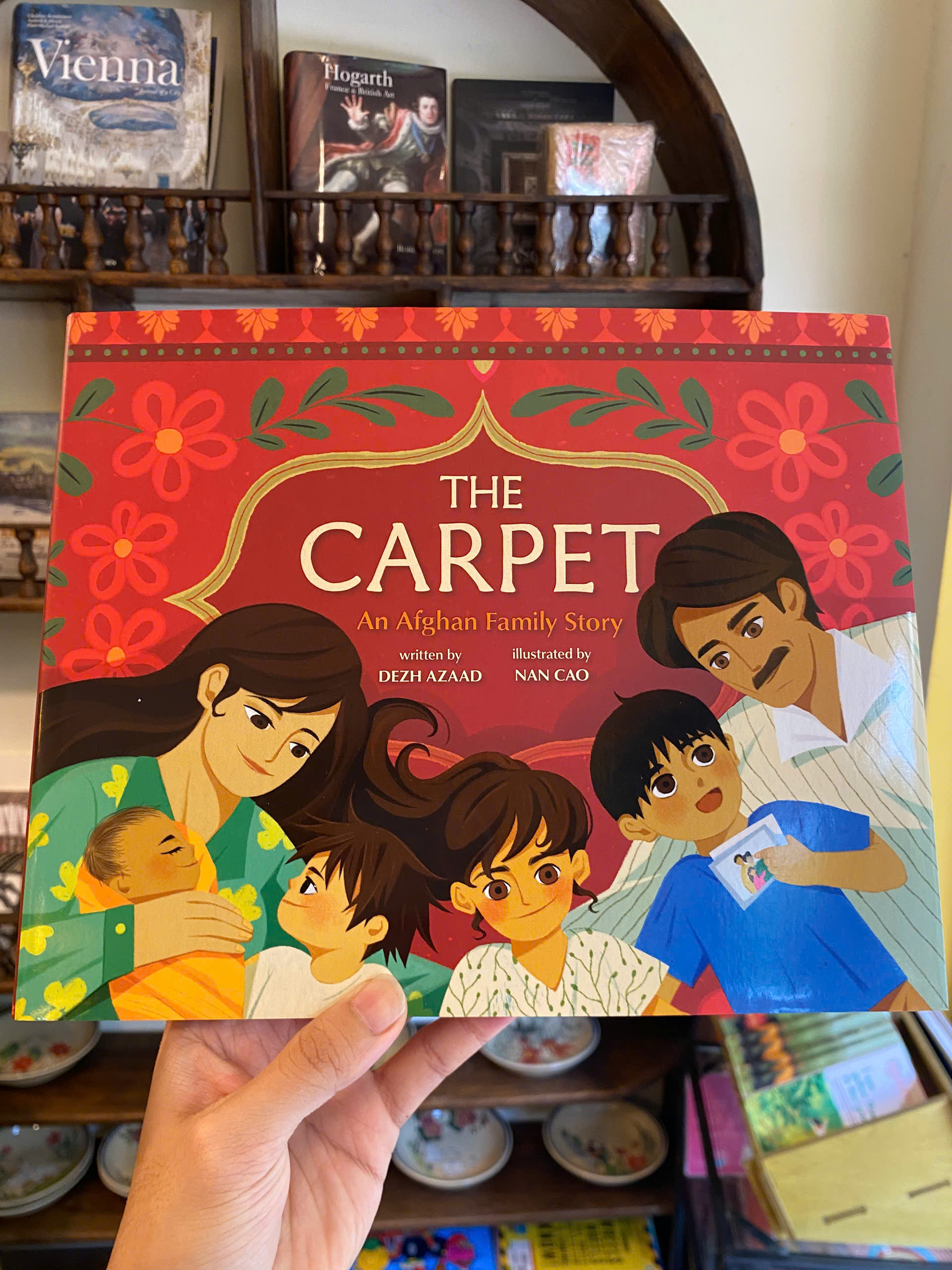 Sách - The Carpet: An Afghan Family Story by Dezh Azaad | Children's Picture Book - Family Book