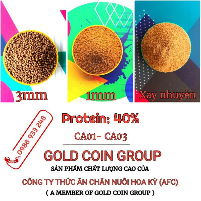 1KG Cám cá vàng, cá Koi AF CA01 (40% đạm) tăng size nhanh lên màu mạnh