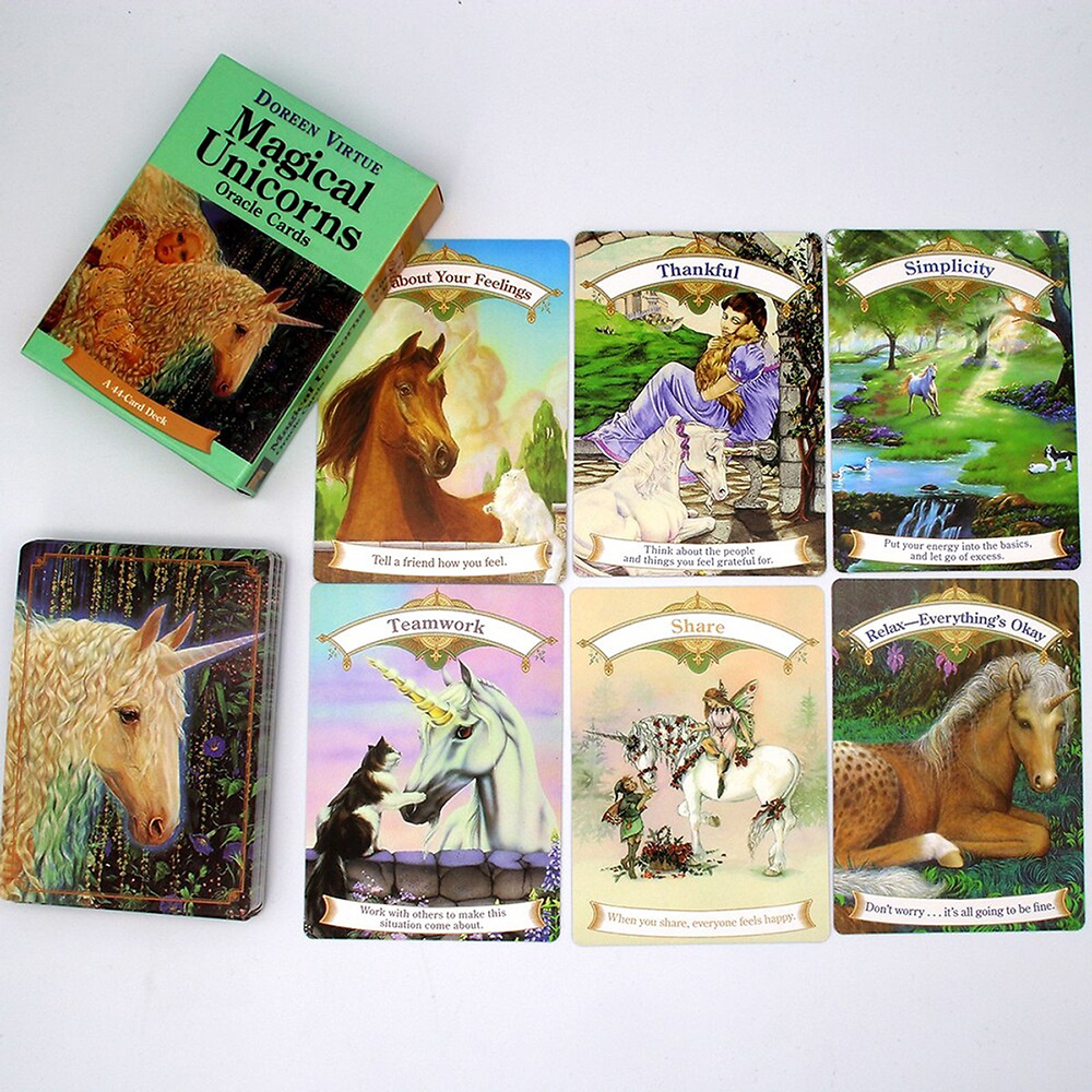 Bài Oracle Love Magical Unicorns Oracle Tặng Đá Thanh Tẩy