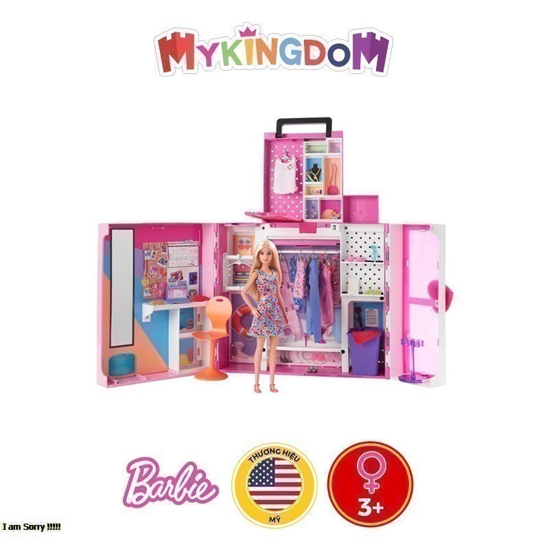 Đồ Chơi BARBIE Tủ Thời Trang Trong Mơ Của Barbie HGX57