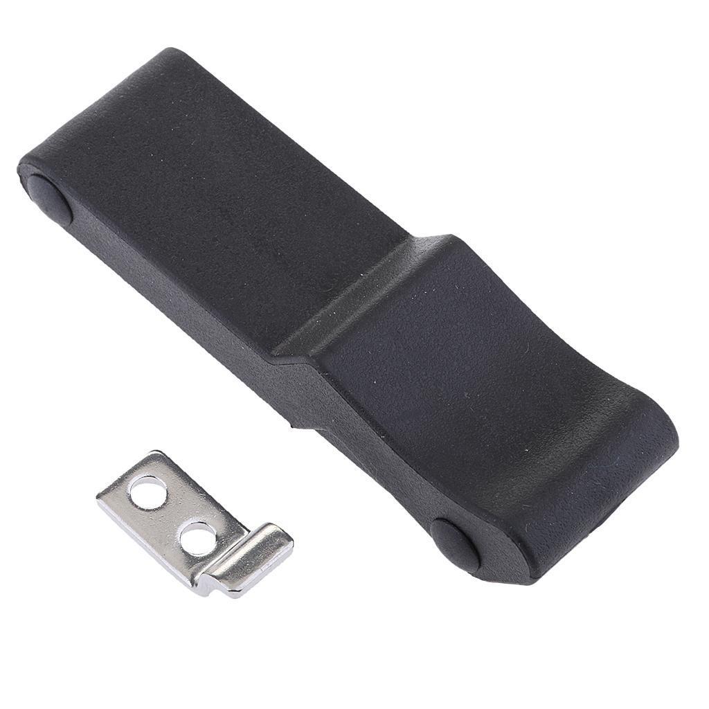 2 Pieces 4'' Flexible Draw Latch Soft Black Rubber Replace Southco C7-10