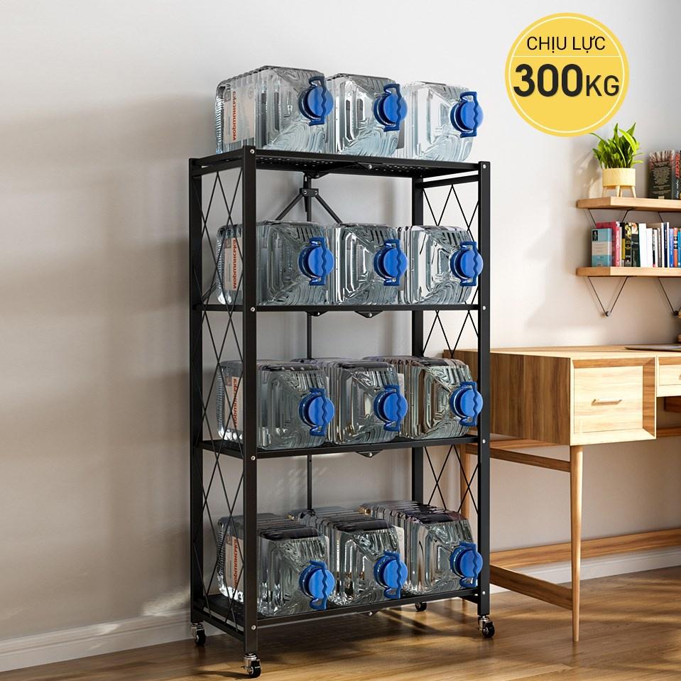 Kệ xếp gấp gọn thông minh Hàn Quốc, Kệ để đồ đa năng, 3/4/5 tầng cho nhà bếp, phòng ăn, phòng tắm