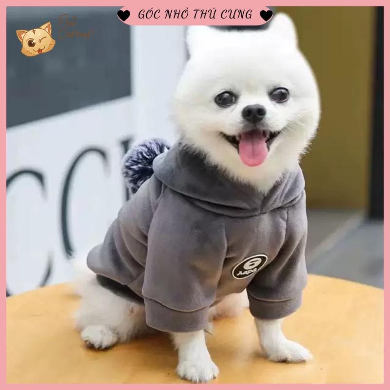 Áo Hoodie nhung cao cấp cho thú cưng - Áo cho chó mèo mùa đông