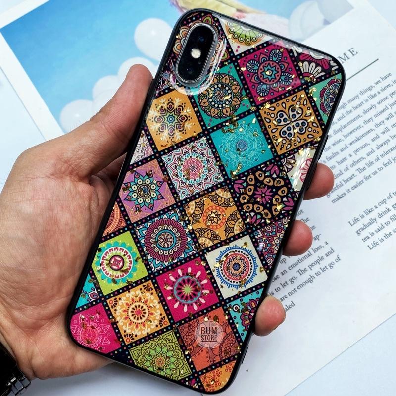Ốp Lưng Tráng Gương Phong Cách VinTage Cho Dòng Iphone XS Max / 8 Plus / 7 Plus
