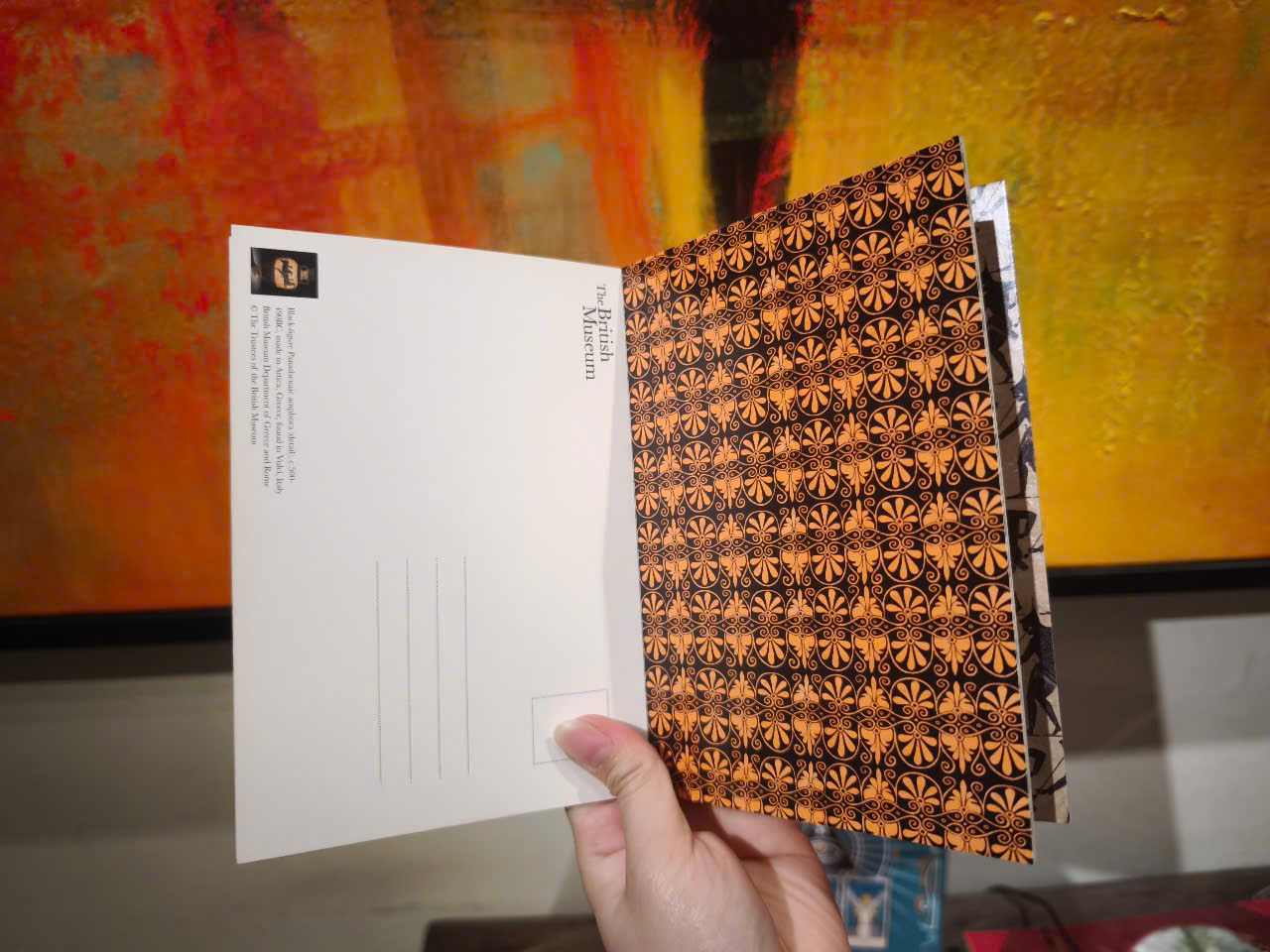Sách - The British Museum: Treasures of Ancient Greece: 20 Colourful Cards to Pull Out and Send