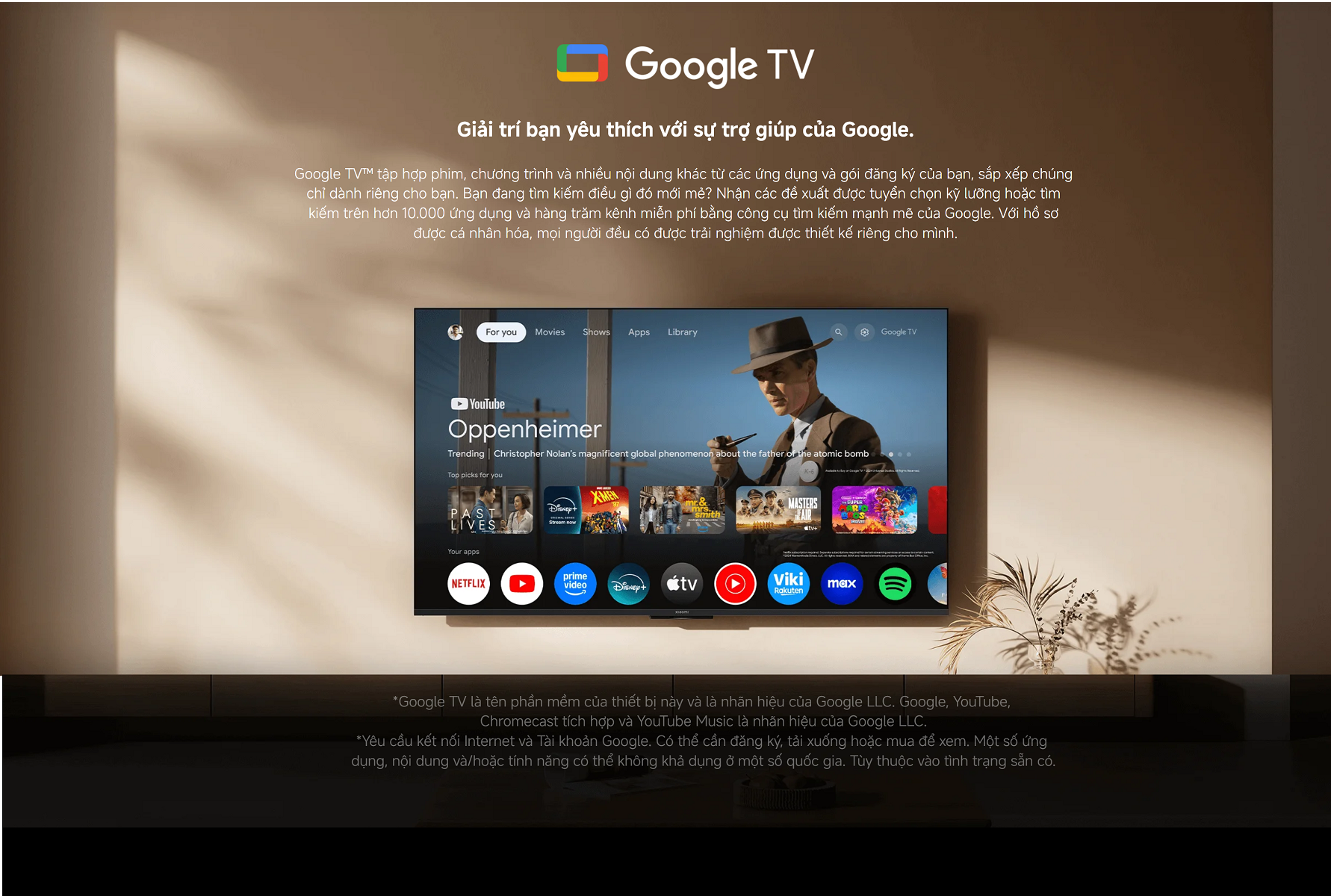 Tivi box Xiaomi Mi box S Gen 3 Google TV UHD 4K(3840×2160p) - Hàng chính hãng