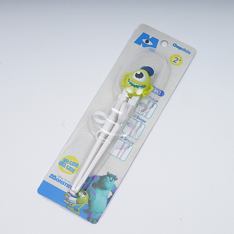 Đũa tập ăn dặm tay phải Disney hình Mike 3D cho bé