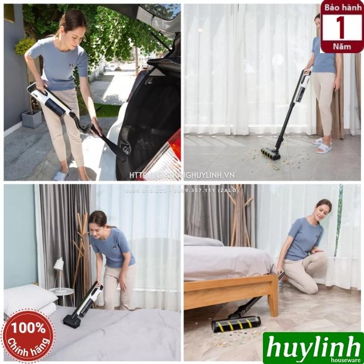 Máy hút bụi không dây dùng pin Karcher VC4 S Cordless - 2 trong 1 - Hàng chính hãng