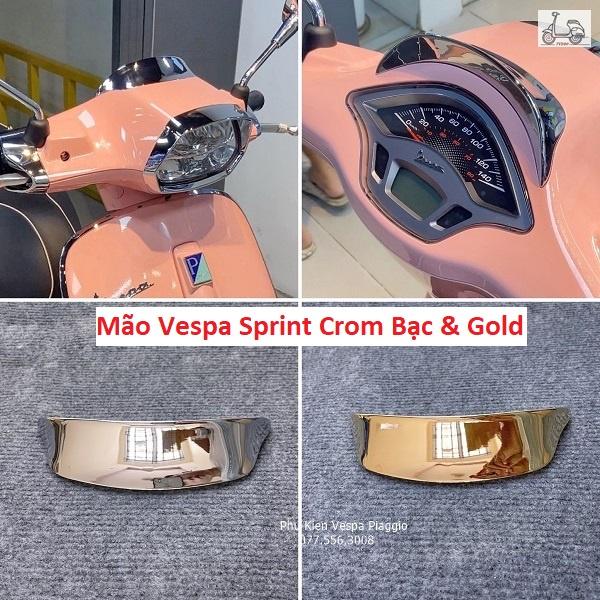 Mão Vespa Sprint Crom Bạc Crom Gold