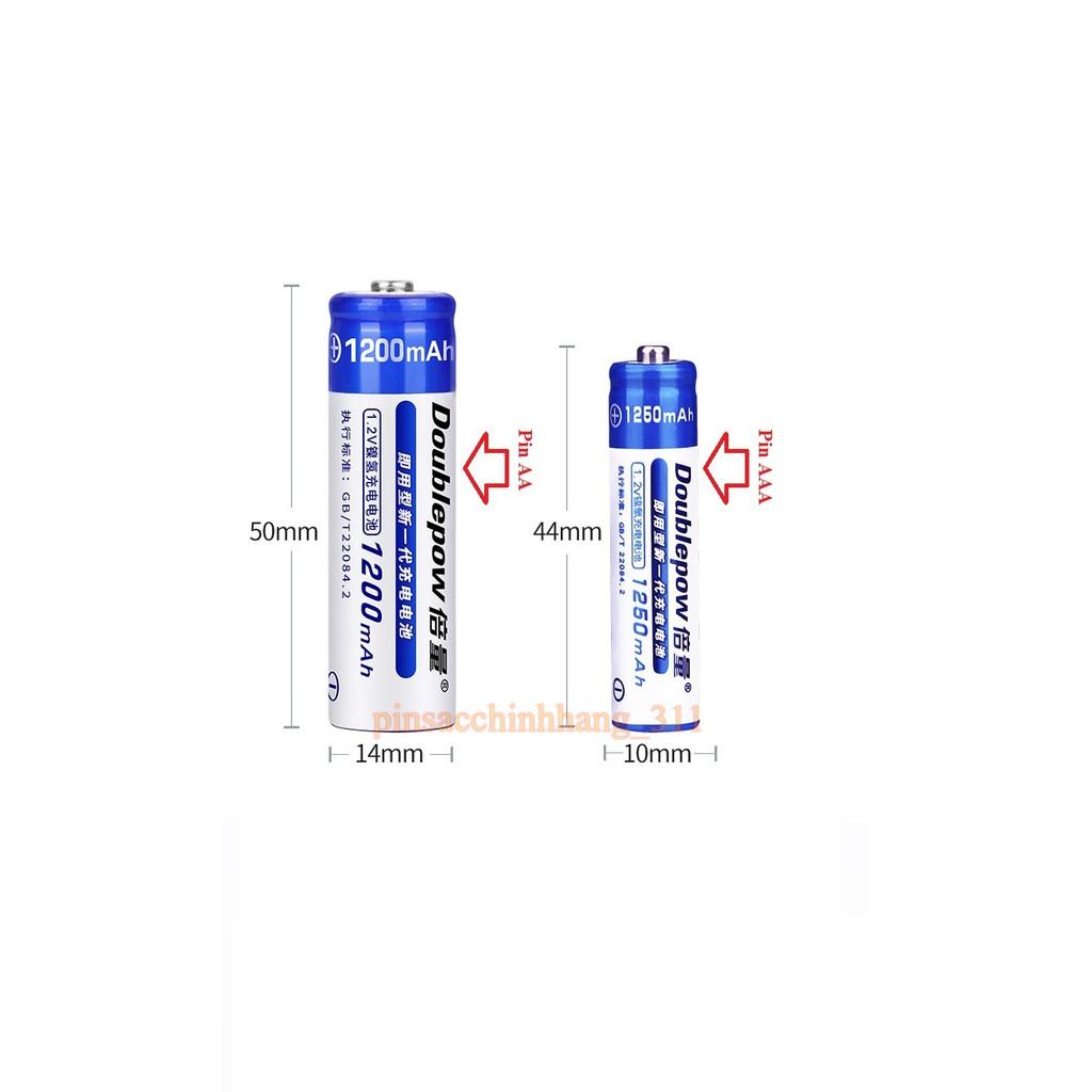 Hình ảnh Bộ Pin Sạc AA/AAA DP-S576 Doublepow tặng kèm 12 pin sạc AA 1200mah và AAA 1250mAh