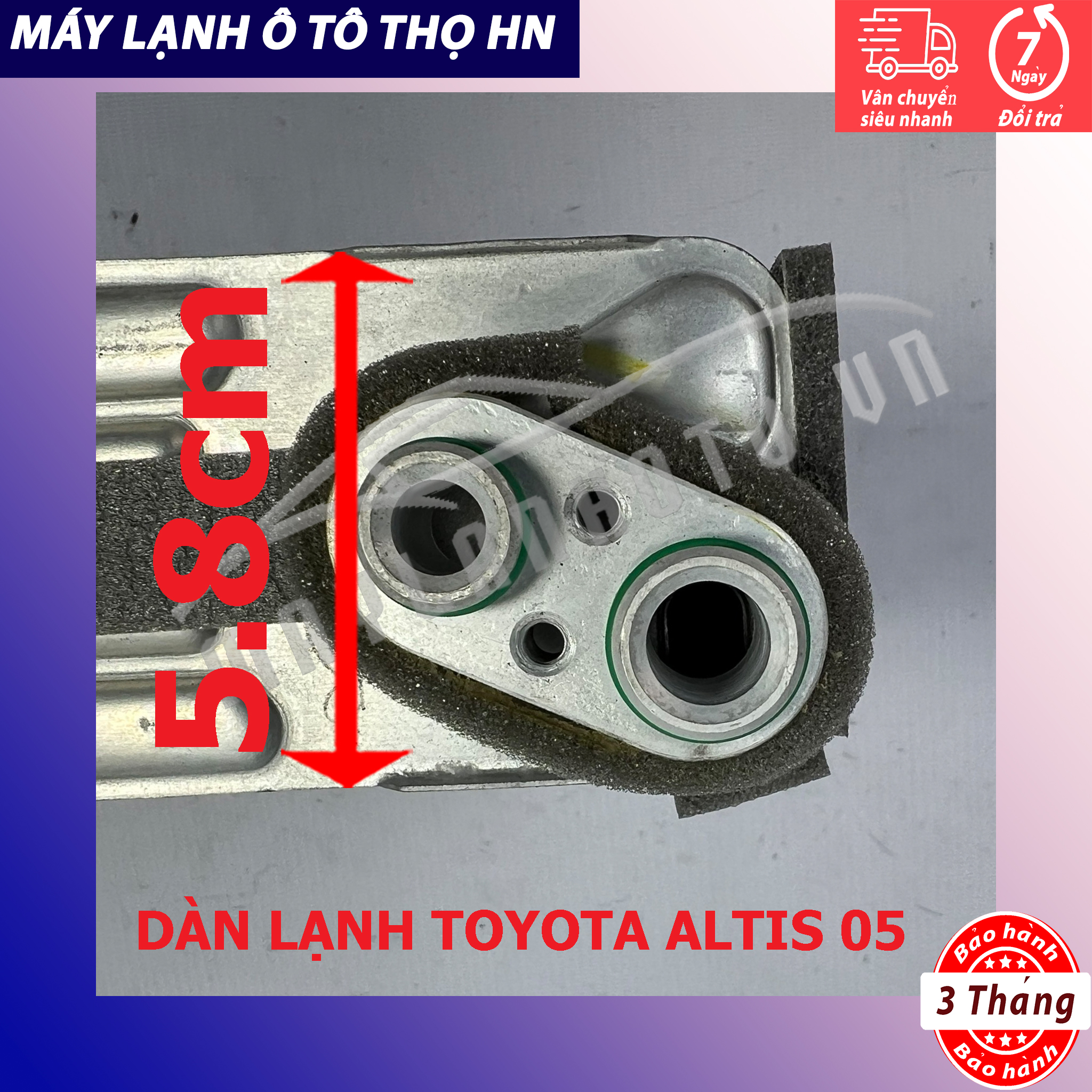 Dàn lạnh Toyota Corolla Altis 2003 2004 2005 2006 2007 Hàng xịn Thái Lan 03 04 05 06 07