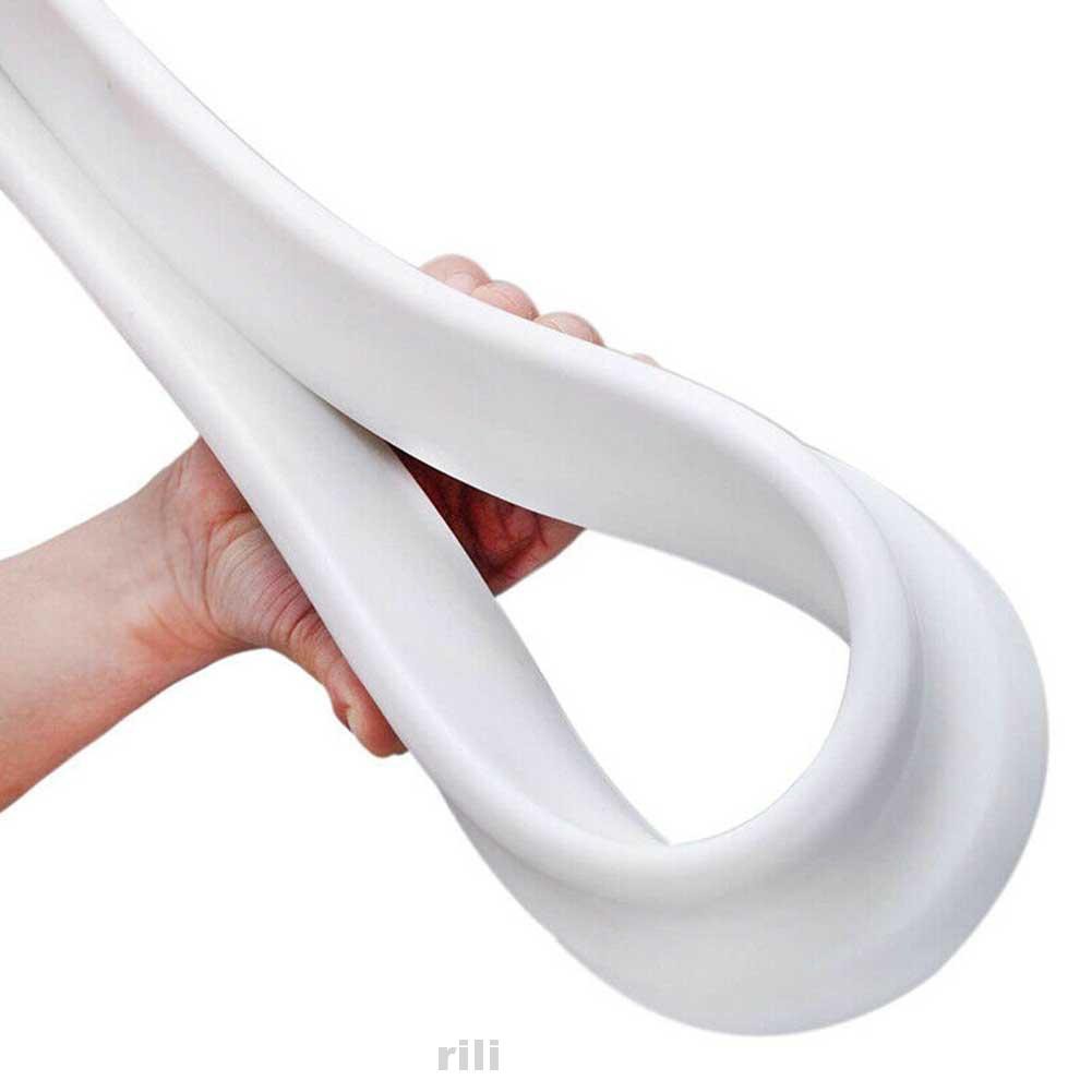 Dải silicone bọc nhà tắm chặn nước tiện dụng size lớn cao 5 cm - Thanh silicon để chặn tràn nước nhà tắm, bệ rửa mặt, bệ rửa bát