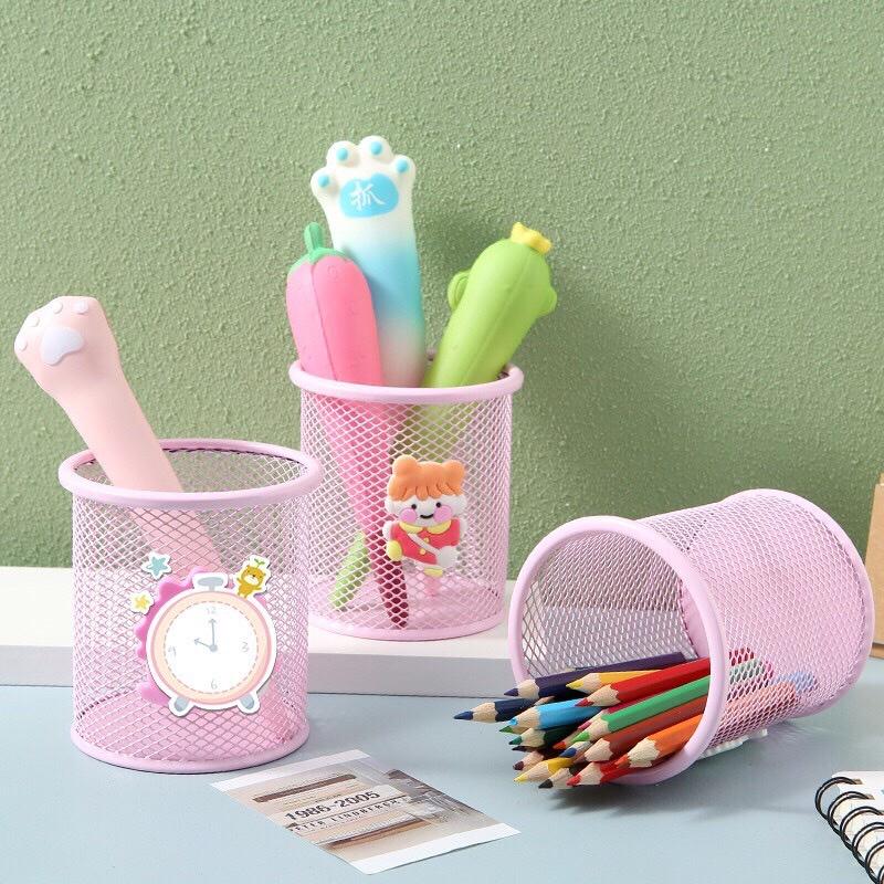 Giỏ đựng bút lưới sắt