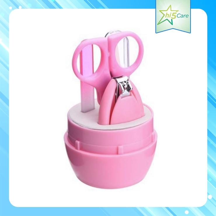 Bộ 4 món dụng cụ cắt móng cho trẻ sơ sinh kèm hộp đựng