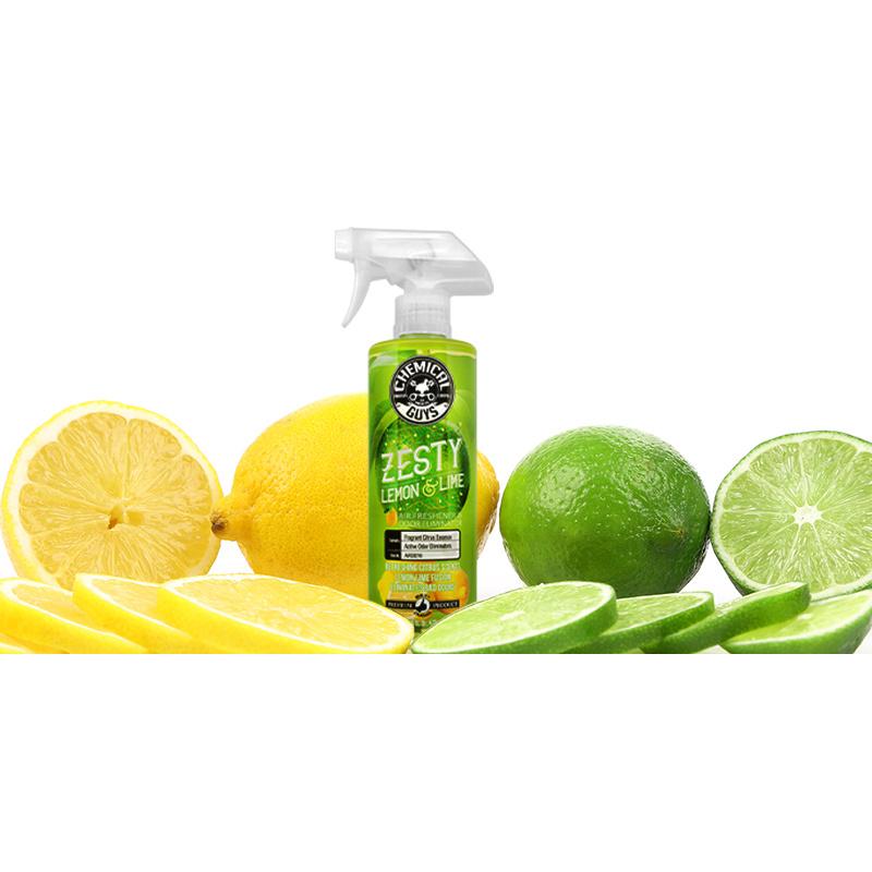 Khử mùi nội thất hương chanh sả CHEMICAL GUYS ZESTY LEMON &amp; LIME - 473 ml