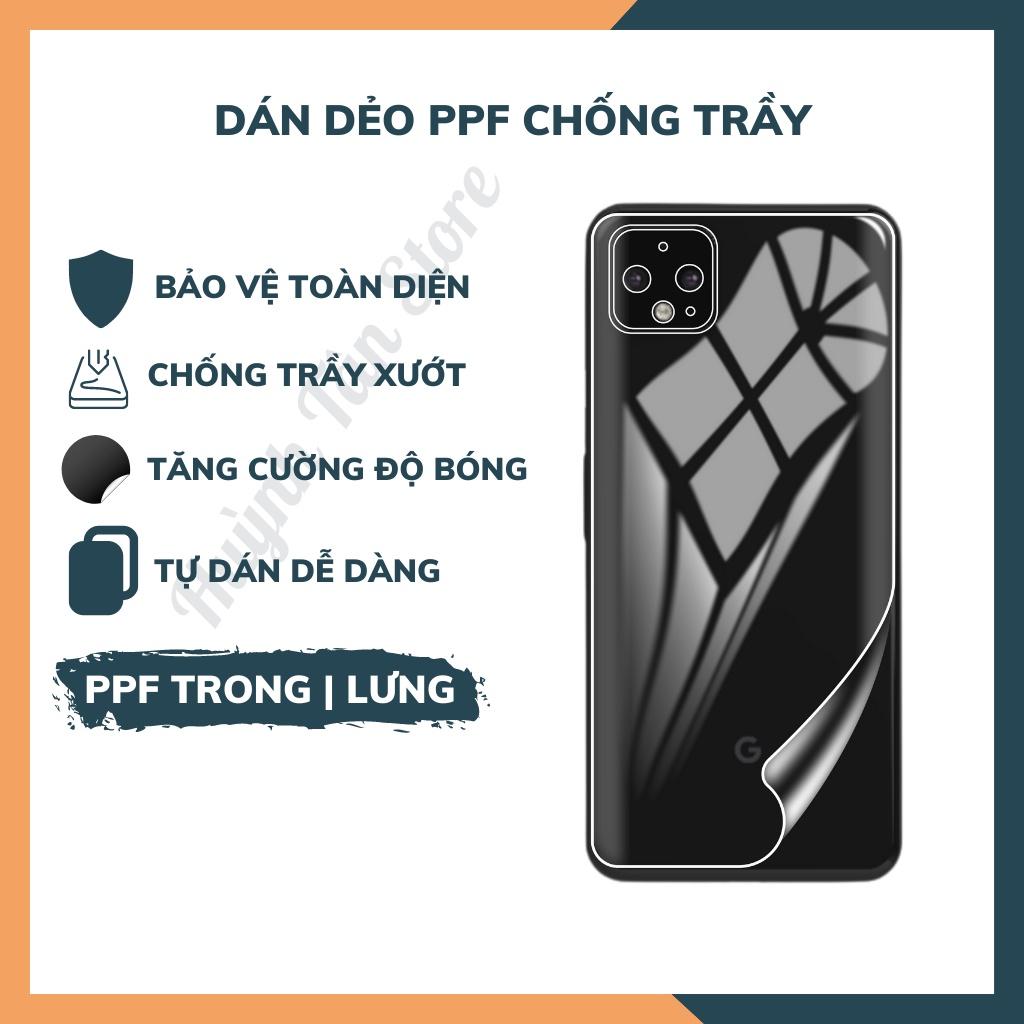 Dán dẻo PPF Google Pixel 4, 4XL trong suốt hoặc nhám , chống trầy xướt, giữ nguyên vẻ đẹp ban đầu