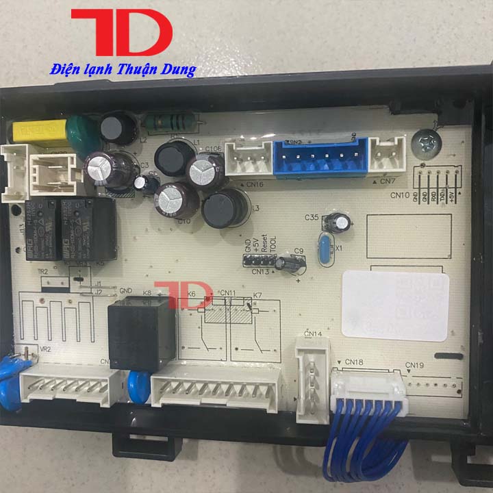 Bo mạch máy giặt, board phím cơ dành cho máy giặt To shiba cửa ngang, dùng được cho các model TW-BH85S2V và TW-BH95S2V hàng chính hãng, Điện Lạnh Thuận Dung