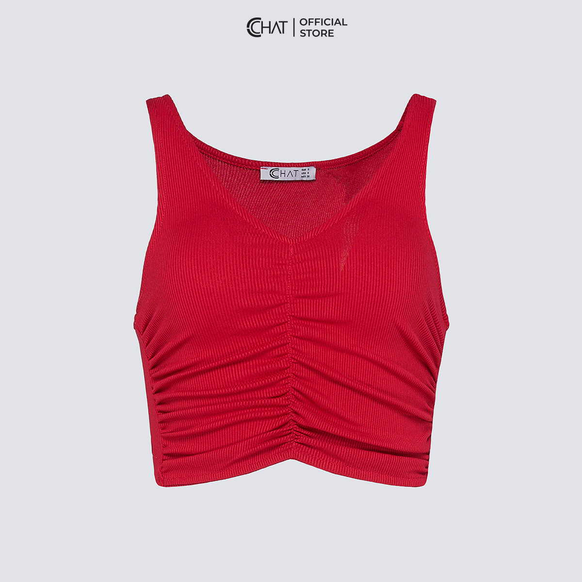 Áo Thun CCHAT Sát Nách Nhún Ngực Chất Thun Cotton Mềm Mịn 22TSC2003OT