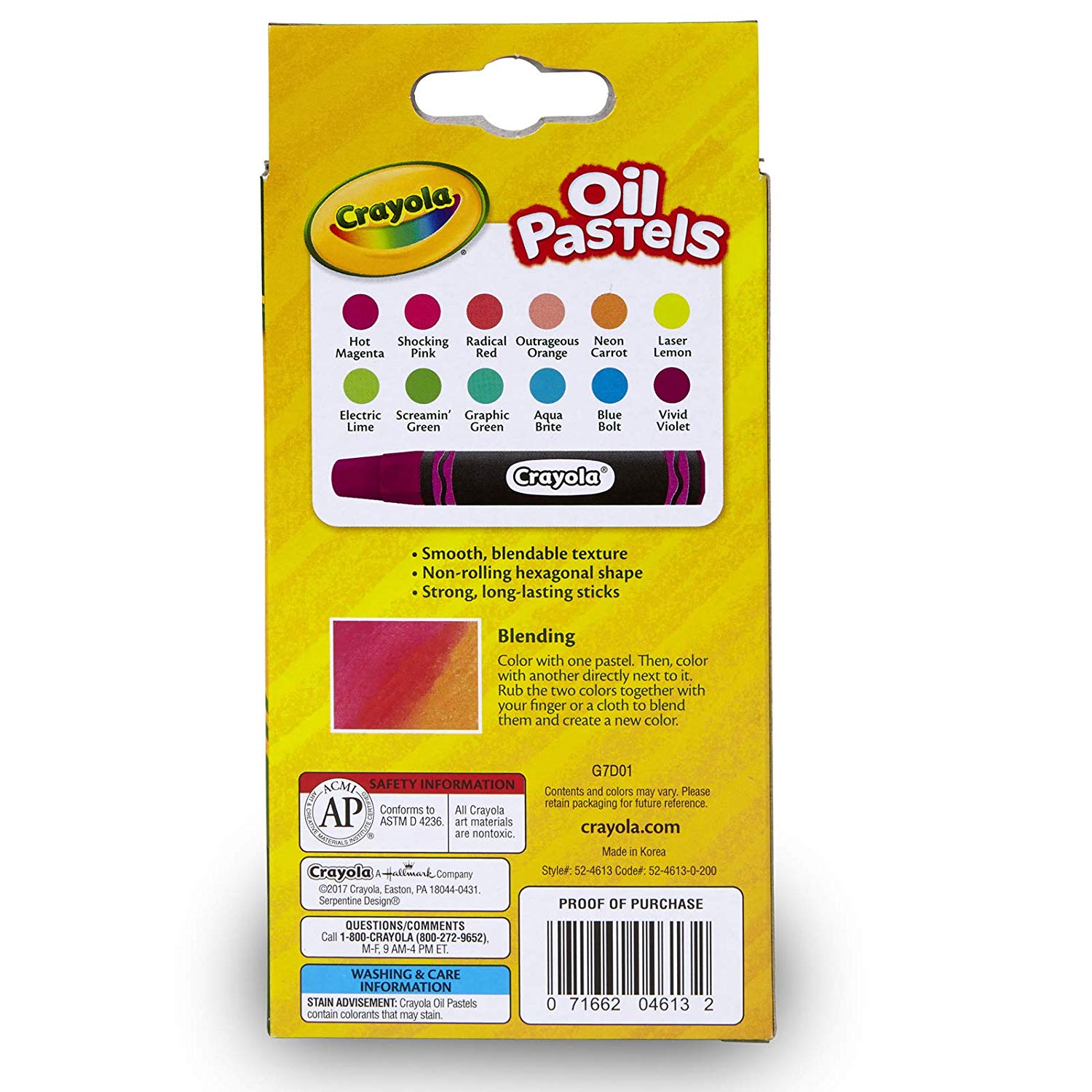 HỘP 12 BÚT SÁP DẦU, TÔNG MÀU PASTEL SẮC NEON