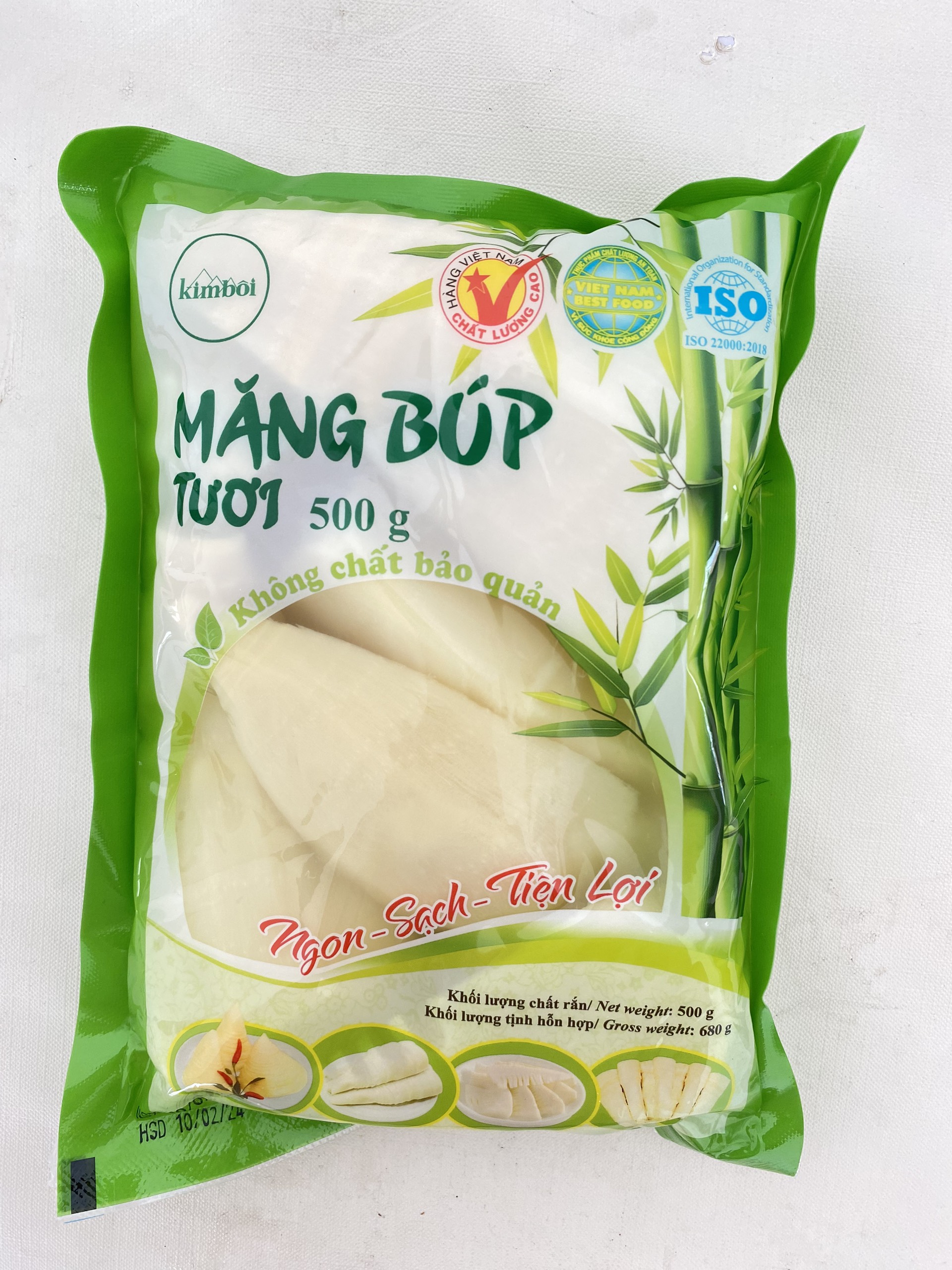 Combo 2 Gói Măng Búp Tươi Kim Bôi 500G