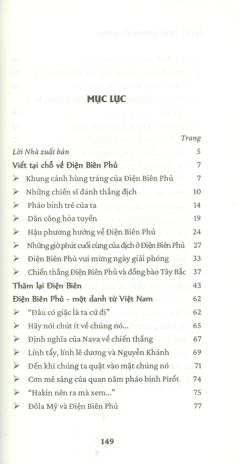 Viết về Điện Biên Phủ