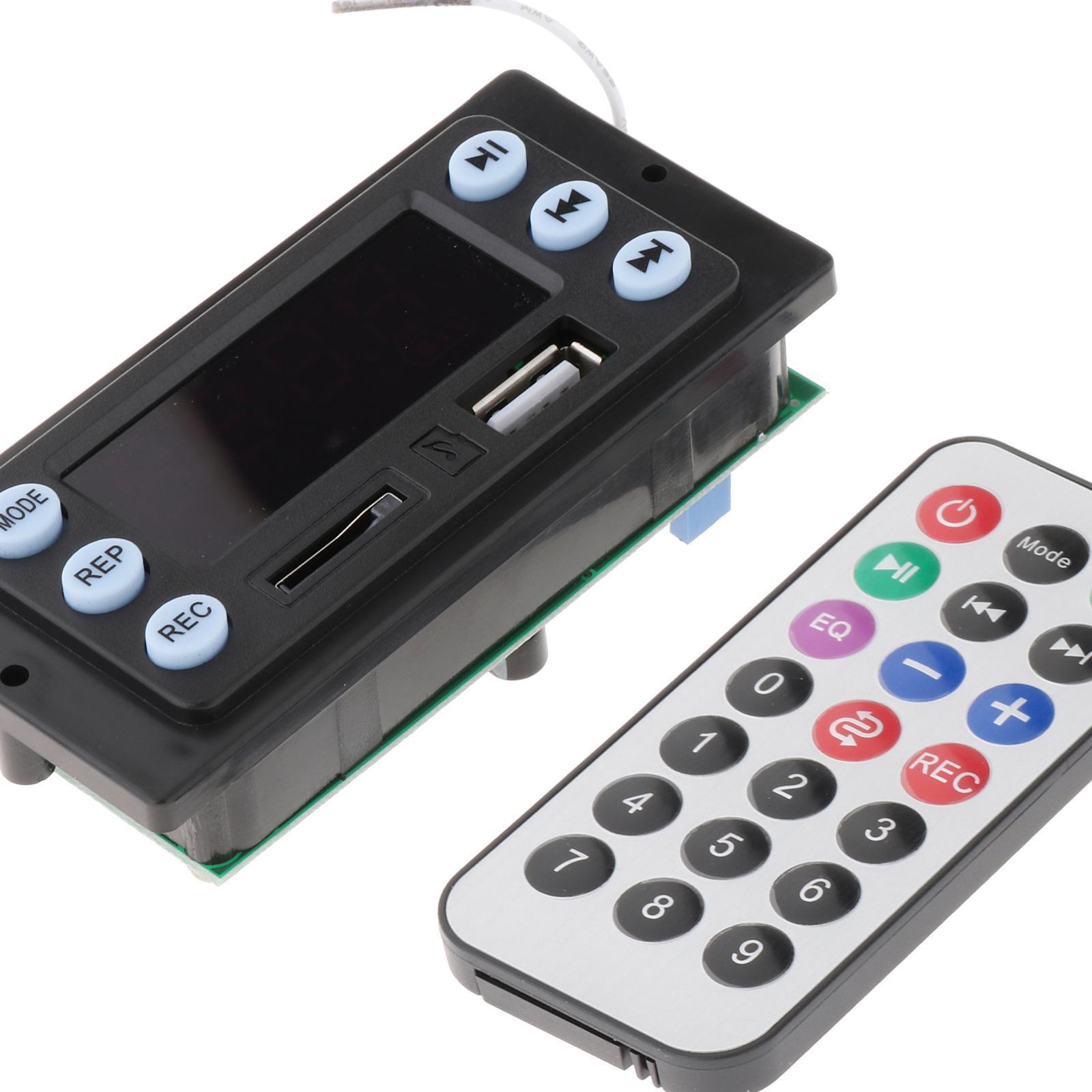 Car MP3 Decoder Board Bluetooth FM Radio, Support TF USB AUX ,Audio Receiver Radio Module Color Screen Display, for Amplifiers, Car Accessories