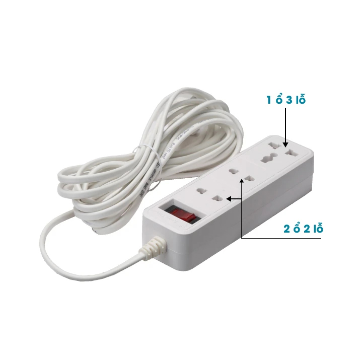 Ổ cắm đa năng OC05.V2 3C/10A