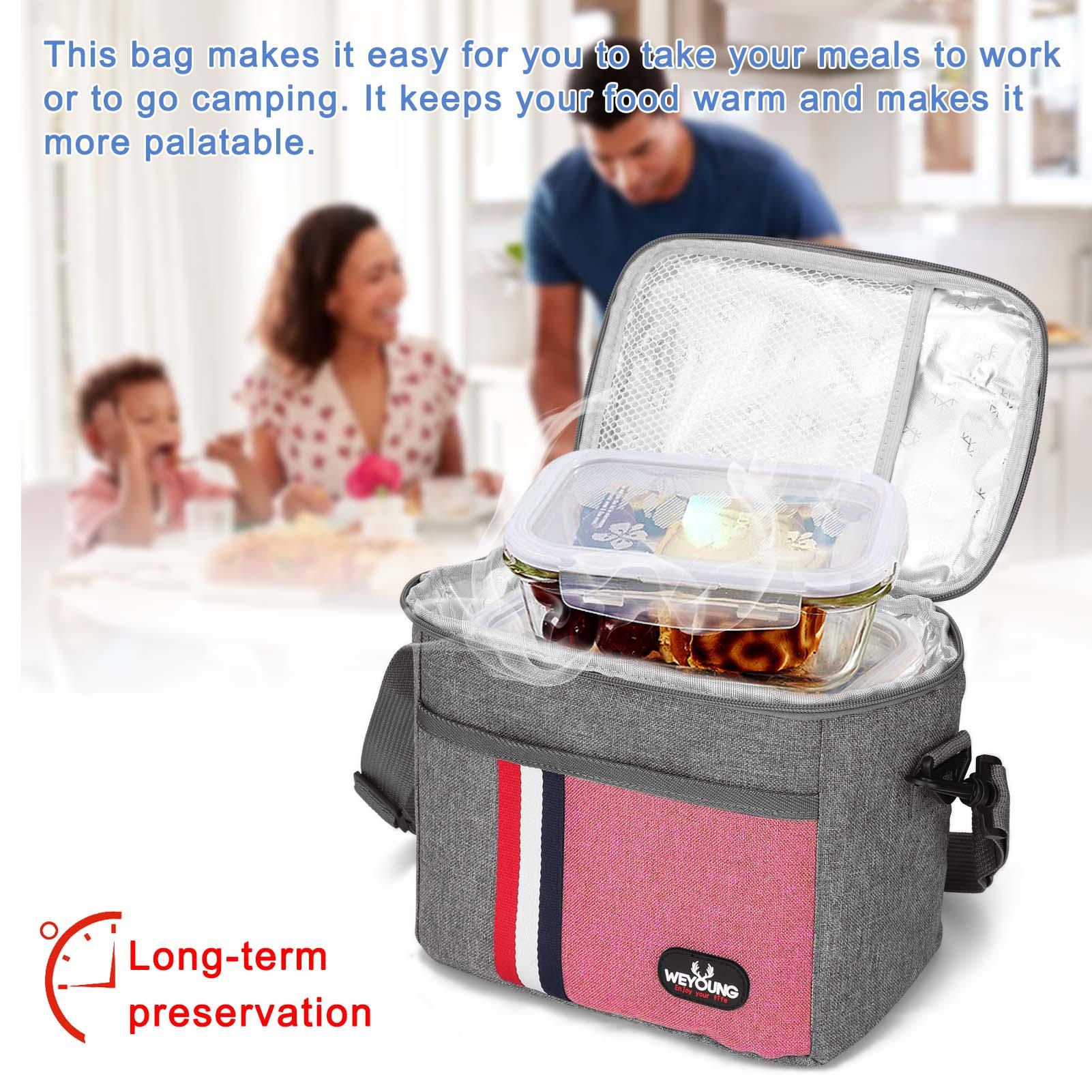 Túi cách nhiệt 8L đựng đồ ăn trưa, du lịch, dã ngoại