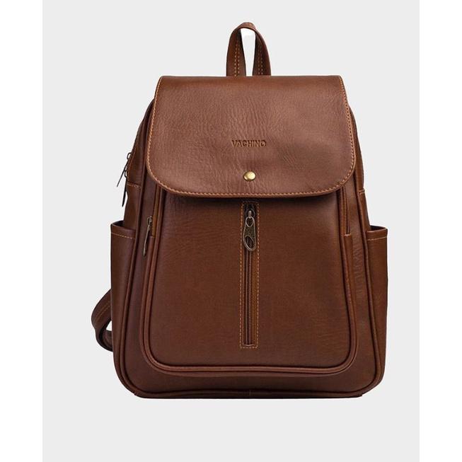 Balo Da Nữ Mini VACHINO BG001 phối kéo cỡ lớn