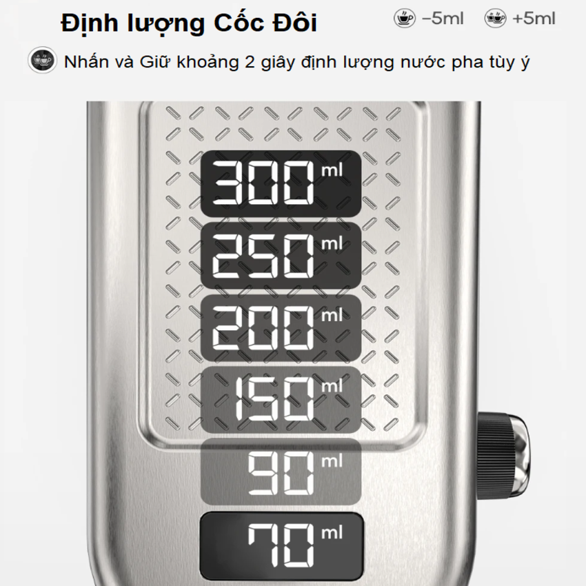 Máy Pha Cà Phê Espresso HiBREW H10B Bán Tự Động Thương Hiệu Mỹ Pha Cappuccino, Lattem 1350W, 20 bar - Bảo Hành 12 Tháng, Hàng Chính Hãng