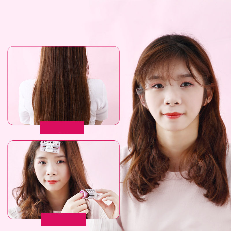 Set 3 lô kẹp uốn tóc tự nhiên Hàn Quốc, kẹp phồng mái tạo kiểu tóc bồng bềnh xinh đẹp KT30
