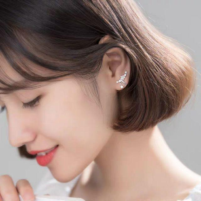 Khuyên tai bạc Ý s925 Hàn Quốc G5937 - AROCH Jewelry