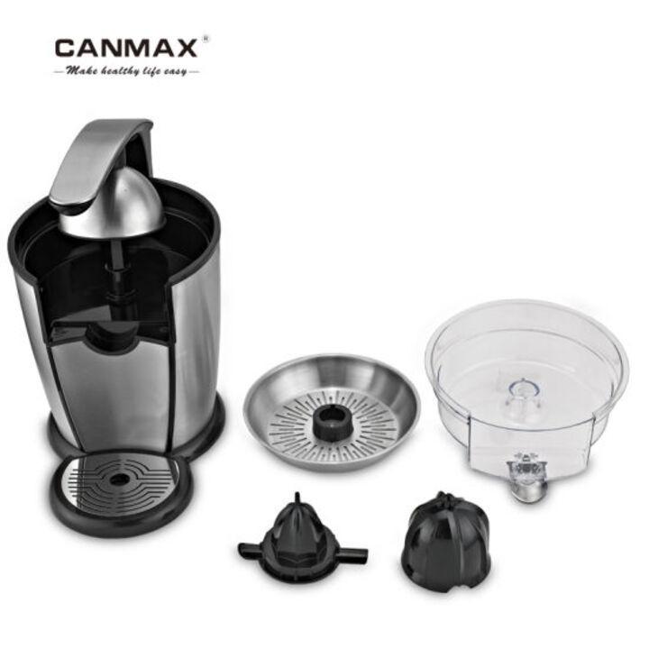 Máy vắt cam cao cấp thương hiệu Canmax CJ-186 - Công suất 120W - Chất liệu Inox 304 - Dung tích 1000ml - Hàng Nhập Khẩu